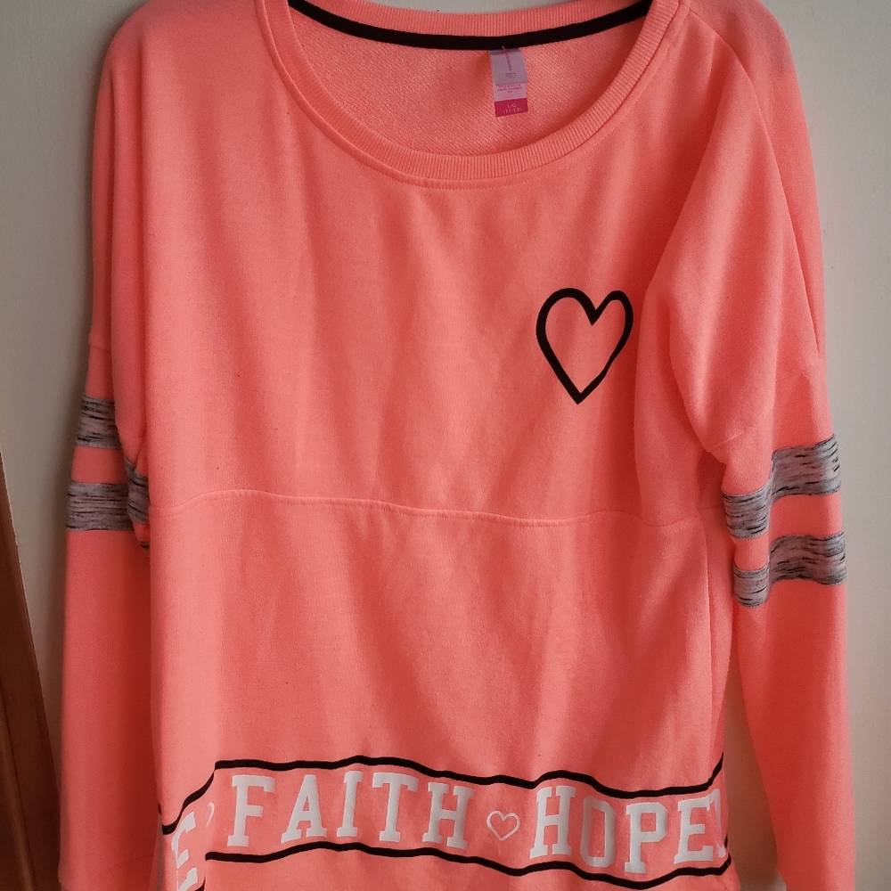 Pink long sleeve shirt